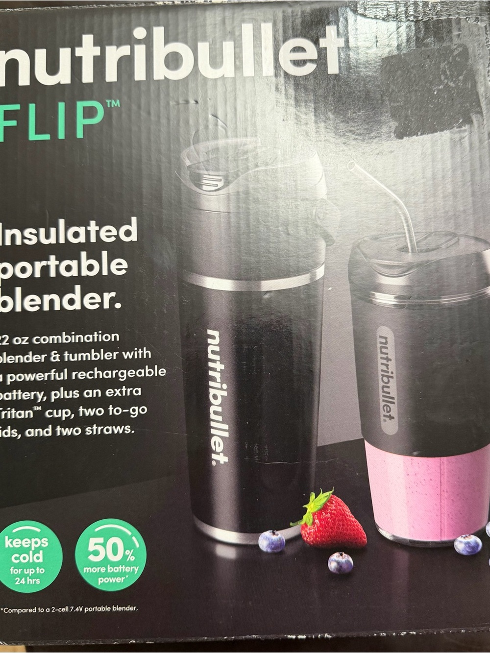 Flip Insulated Portable Blender
